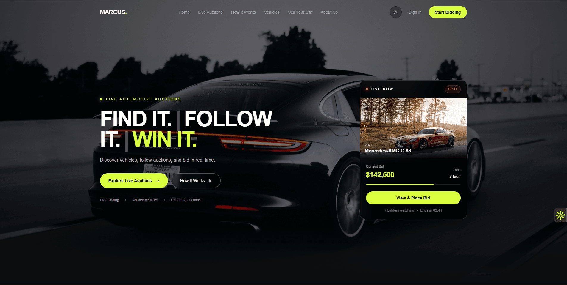 MARCUS CARS project